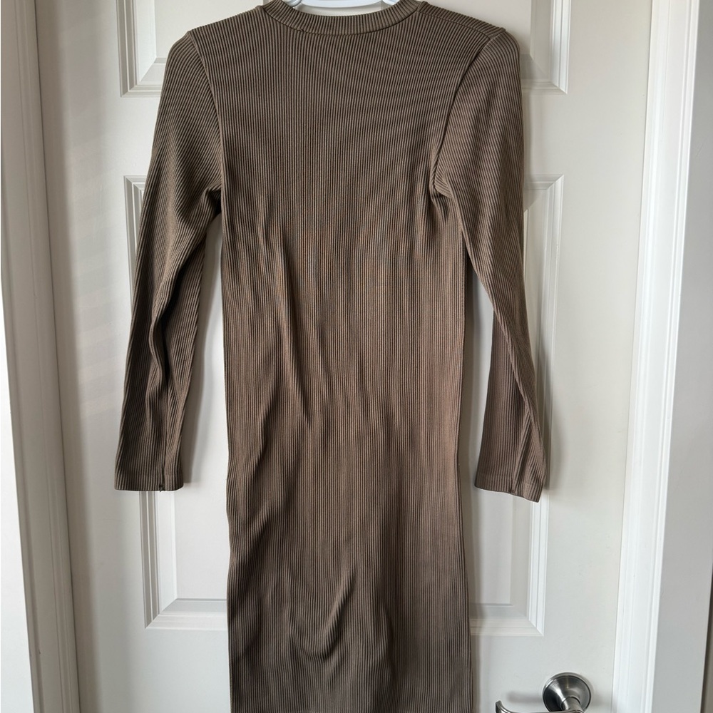 Only Taupe Ribbed Knit Top - Picture 3 of 3